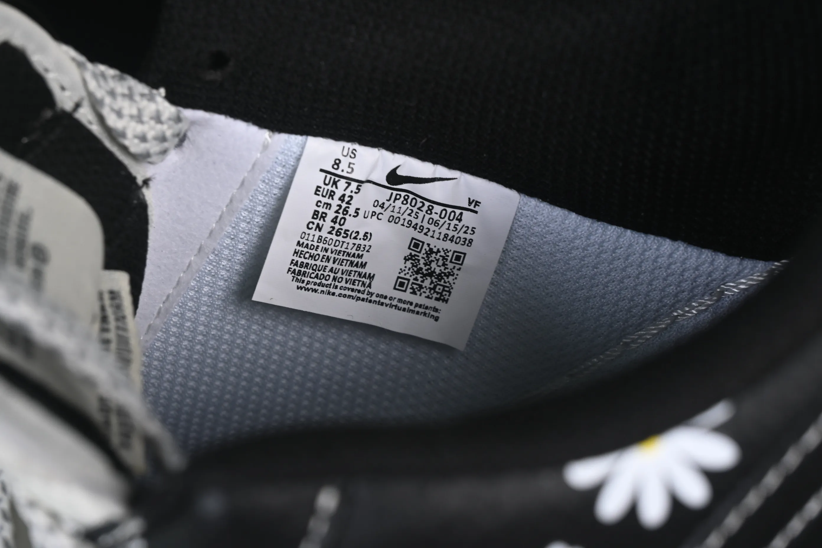 All categories Nk Air Force 1 Air Force series Nk Air Force 1 Low Air Force low-top Nike Air Force 1'07 Low black and white panda print Air Force 1 low-top casual sneakers JP8028-004